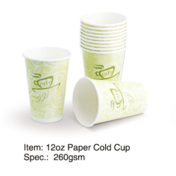 Single Wall Cold Paper Cup 8oz/12oz/16oz